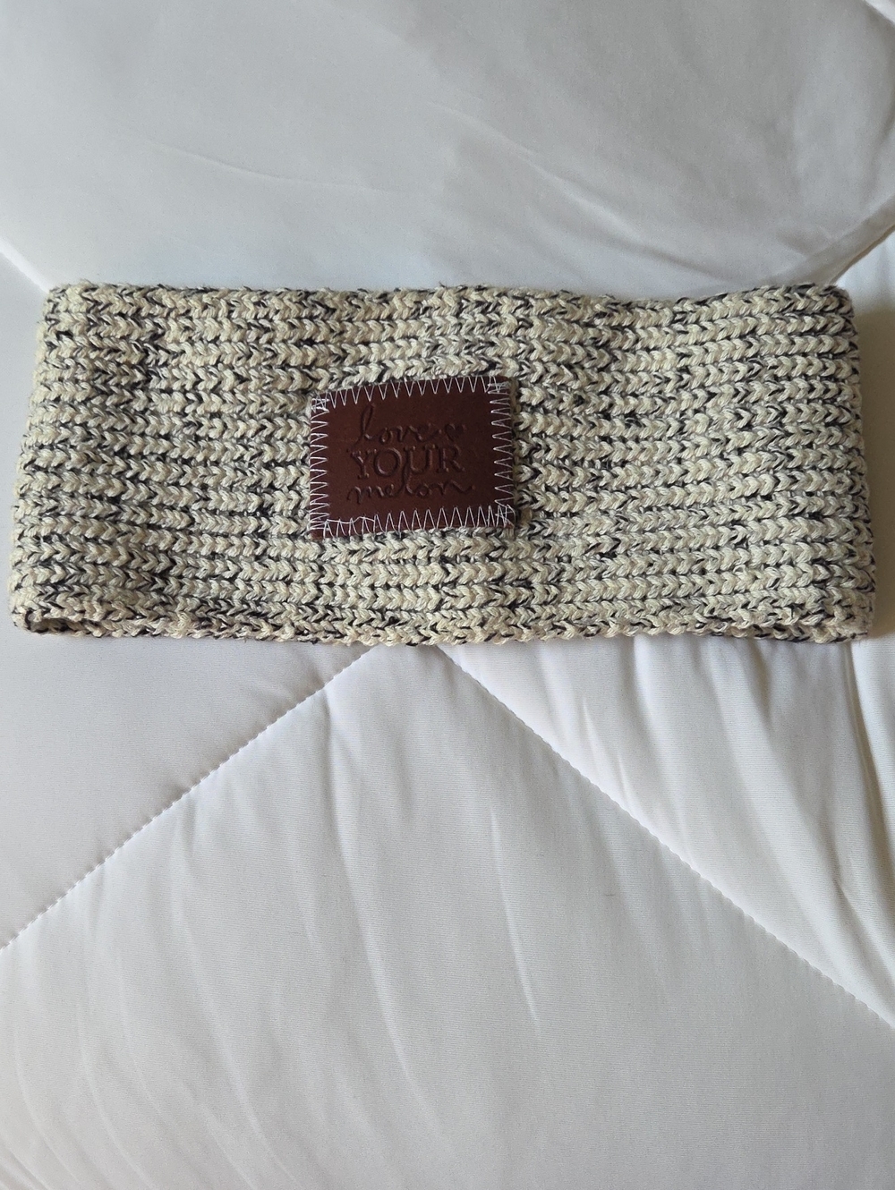 Love Your Melon Black Speckled Knit Headband